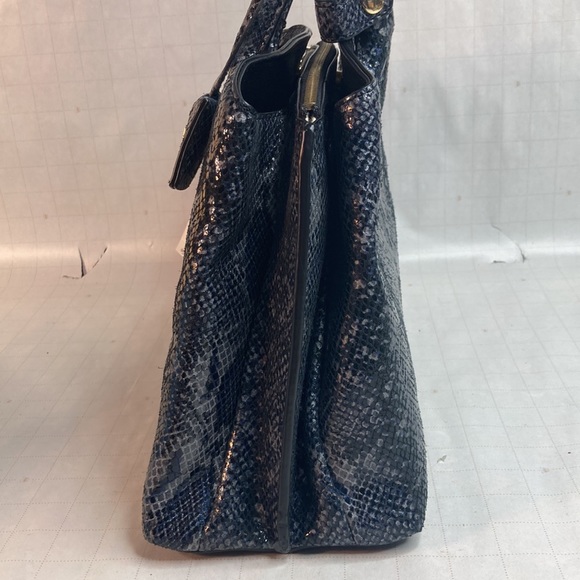 Antonio Melani Snake Python Print Leather Bag - Picture 5 of 14